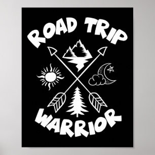 Poster Chemin De Route Guerrier Chemise Familiale Pour Va