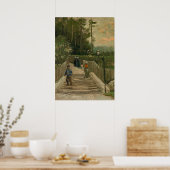 Poster Chemin de Van Gogh à Montmartre (Cuisine)