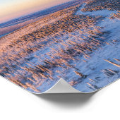 Poster Chemin d'hiver (Coin)