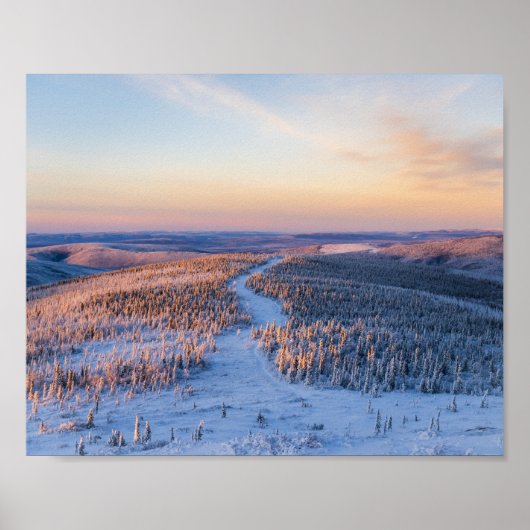 Poster Chemin d'hiver (Devant)