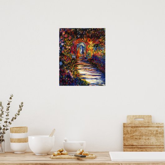 Poster Chemin du jardin (Cuisine)