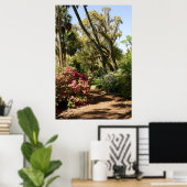 Poster Chemin du jardin (Bureau à domicile)