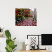 Poster Chemin en bois (Bureau à domicile)