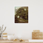 Poster Chemin En Bois (Cuisine)