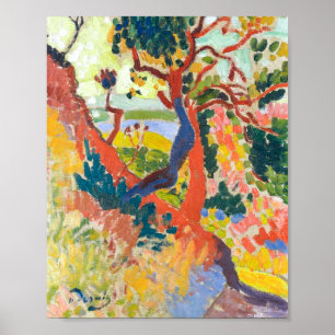 Poster Chemin encaissé, L'Estaque Andre Derain