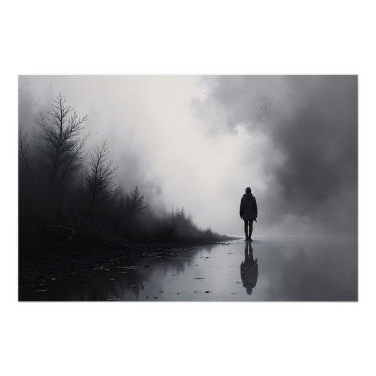 Poster Chemin entre les ombres (Devant)