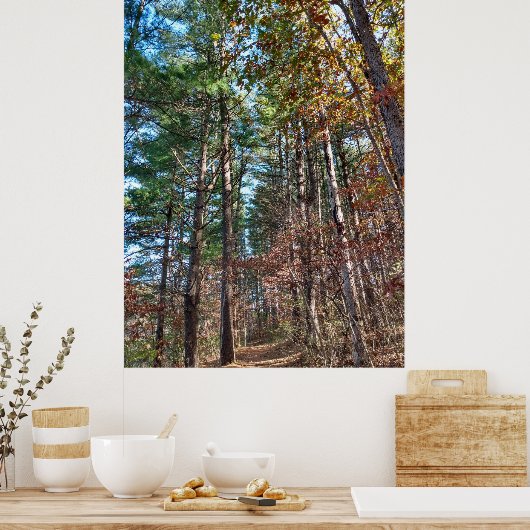 Poster Chemin forestier (Cuisine)