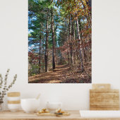 Poster Chemin forestier (Cuisine)