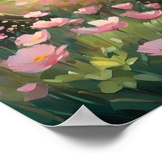 Poster Chemin forestier serene - Nature tranquille (Coin)