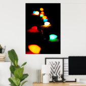 Poster Chemin lumineux (Bureau à domicile)