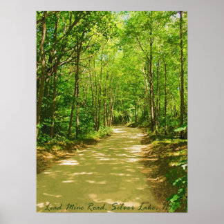 Poster Chemin minier