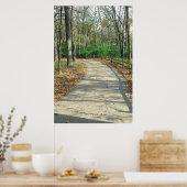 Poster Chemin Moins d'impression photographique itinérant (Cuisine)