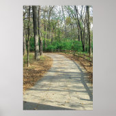 Poster Chemin Moins d'impression photographique itinérant (Devant)