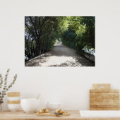 Poster Chemin ombragé (Cuisine)