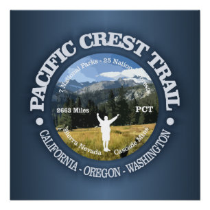 Poster Chemin Pacific Crest