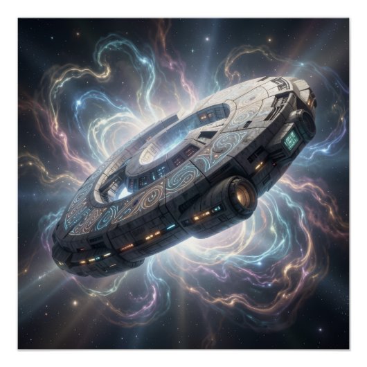 Poster Chemin stellaire – Voyage à travers l'univers´8 (Devant)