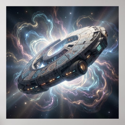 Poster Chemin stellaire – Voyage à travers l'univers´8 (Devant)
