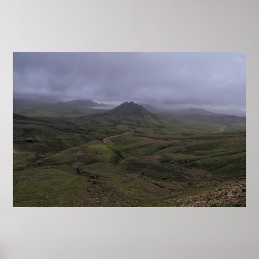 Poster Chemin vers Alfavatn (Devant)