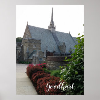 Poster Chemin vers Goodhart Hall à Bryn Mawr College