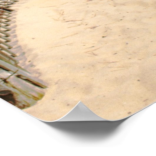 Poster Chemin vers la plage (Coin)