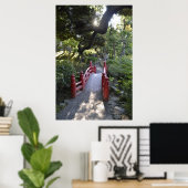 Poster Chemin vers la sérénité - Jardin japonais (Bureau à domicile)