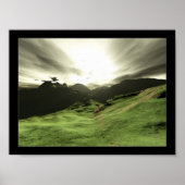 Poster Chemin vert (Devant)