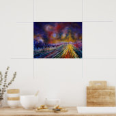 Poster Chemin Violet (Cuisine)