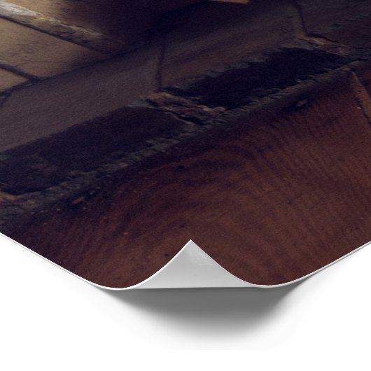 Poster Cheminée à la maison (Coin)