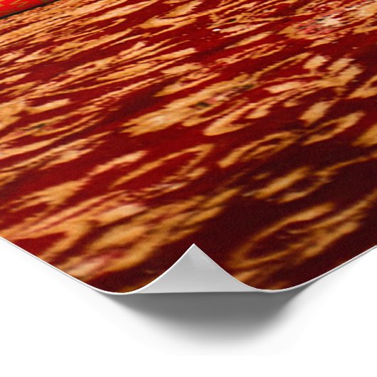 Poster Cheminée de la salle intérieure de Noël, sapin de  (Coin)