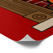 Poster Cheminée le soir de Noël (Coin)