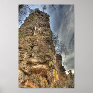 Poster Cheminées naturelles, Virginie