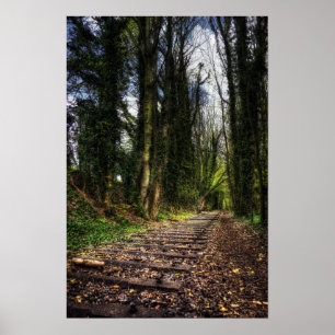 Poster Chemins de fer abandonnés HDR