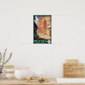 Poster Chemins de fer de l'État indien Temple Muttra Kris (Cuisine)