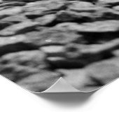 Poster Chemins de fer noir et blanc (Coin)