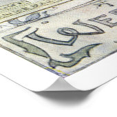 Poster Chemins d'herbe par Anne Anderson (Coin)