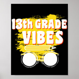Poster Chemise 13e année ambiance Retour à l'école Premie