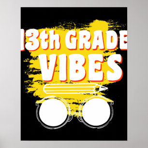 Poster Chemise 13e année ambiance Retour à l'école Premie