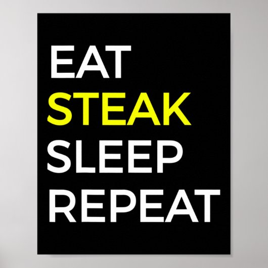Poster Chemise À Boeuf Et Steak (Devant)