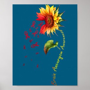 Poster Chemise Anévrisme Cérébral Sensibilisation Tournes