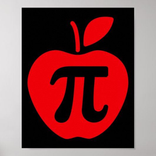Poster Chemise Apple Pi Day (Devant)