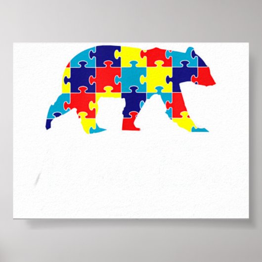 Poster Chemise Autisme Maman Bea (Devant)
