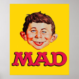 Poster Chemise Autocollant Masque Mad Magazine