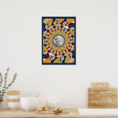 Poster Chemise bébé avec conception de mandala de photo p (Cuisine)