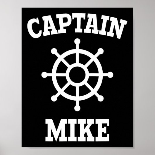 Poster Chemise Captain Mike (Devant)