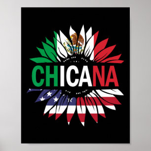 Poster Chemise Chicana Hommes Femmes Enfants Filles Garço