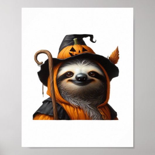 Poster Chemise classique Sloth Halloween (Devant)