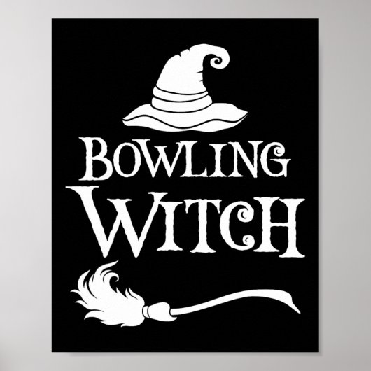 Poster Chemise costumée de Bowling Witch Halloween (Devant)