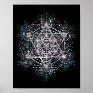 Poster Chemise Cube de Métatron Géométrie Sacrée - Yo Spi
