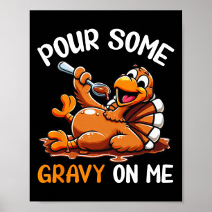 Poster Chemise D'Action De Grâce Pour Les Femmes Verser U