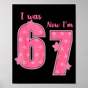 Poster Chemise d'anniversaire de 7 ans J'étais 6 maintena